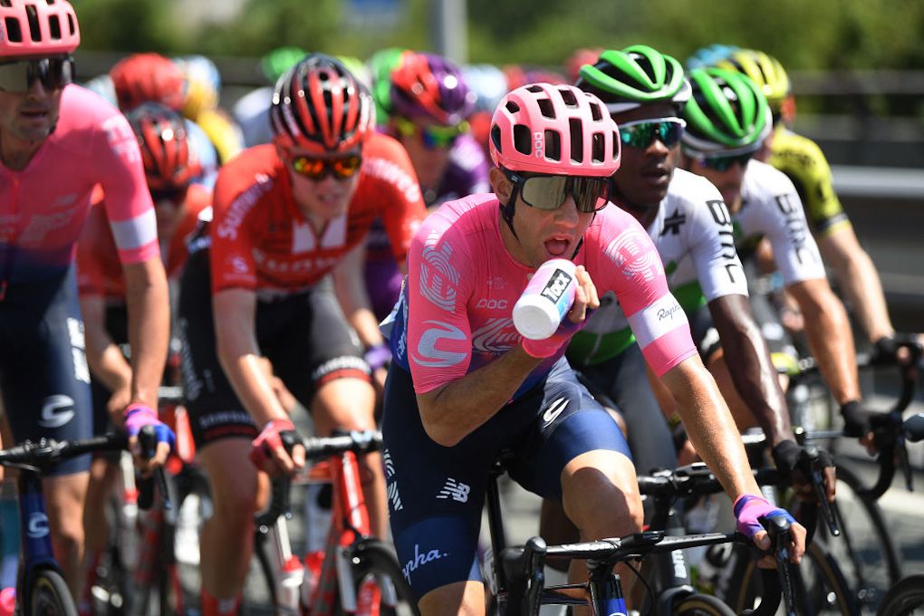 Michael Woods in the San Sebastian peloton