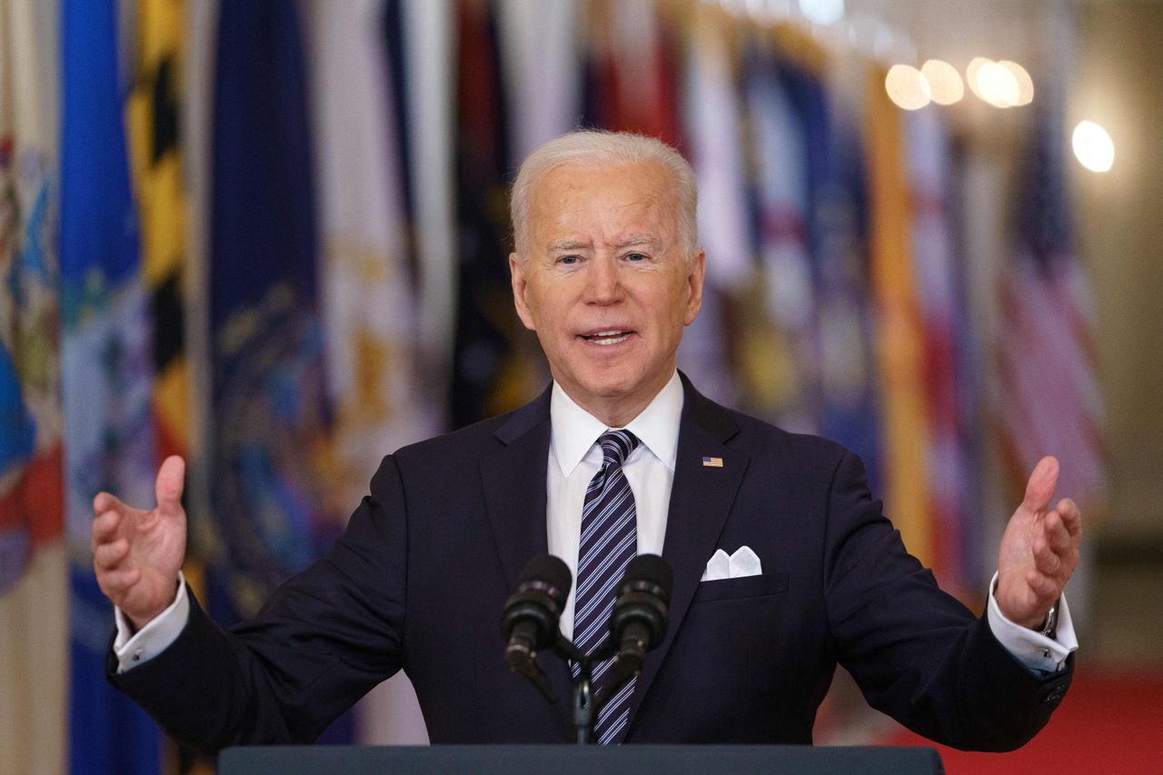 Joe Biden speaks about COVID-19 anniversary