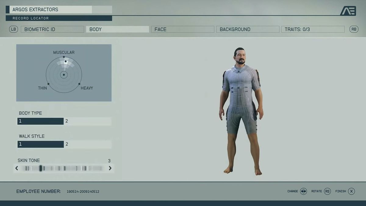 Starfield Character Creation