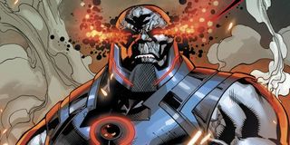 A comic book image of the tyrannical Darkseid