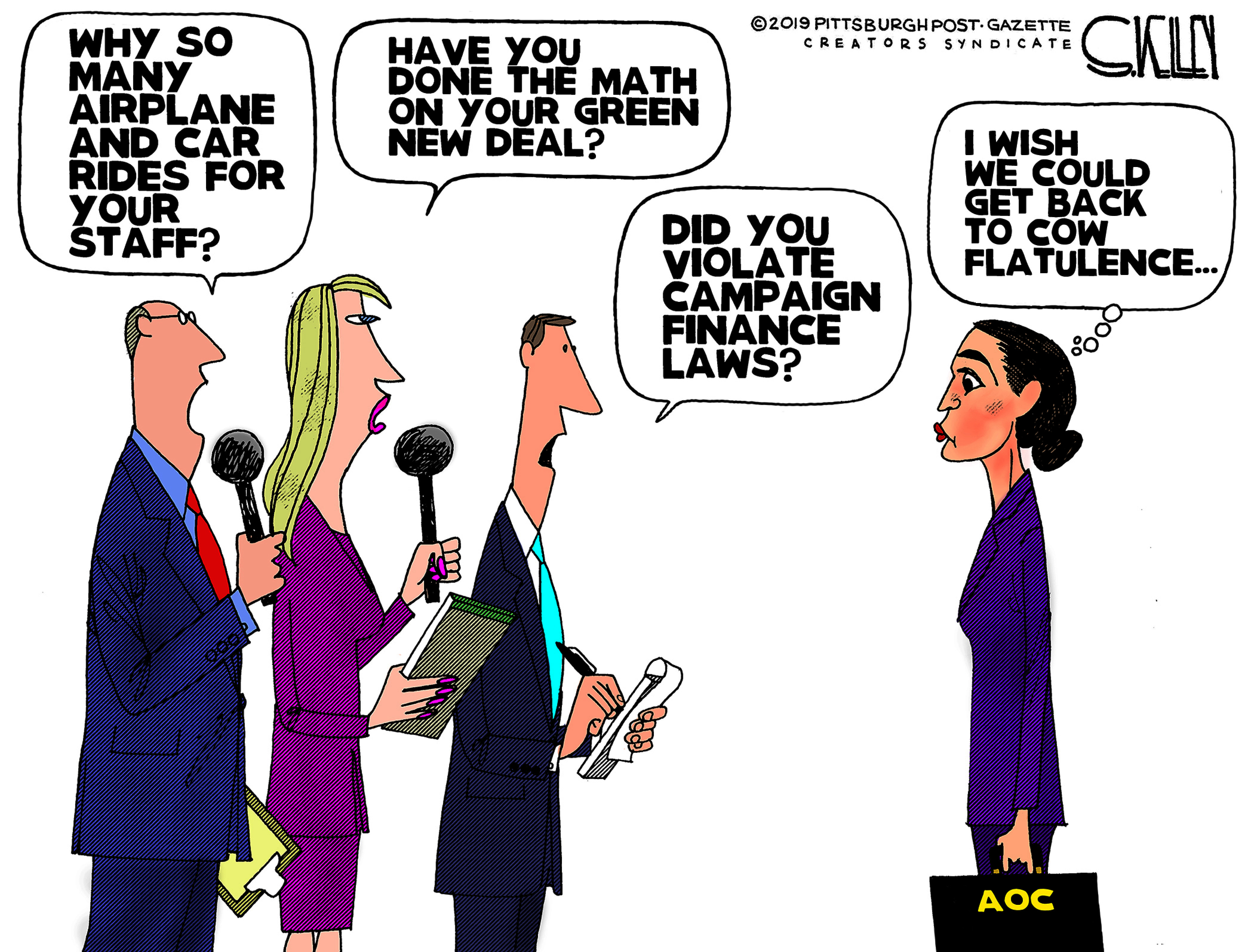 Ocasio best sale cortez cartoon