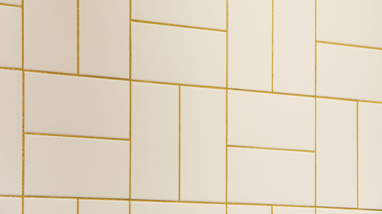 The glitter grout micro-trend is the perfect way to update your