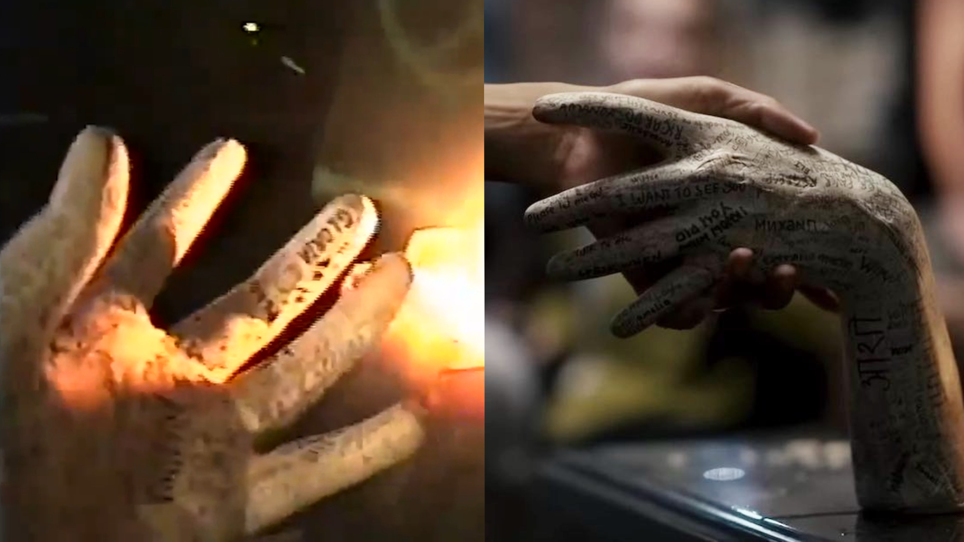 Embalmed hand from Bring Her Back (2025) website blackangeltapes.net net to the embalmed hand from Talk To Me (2023)