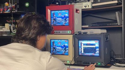 Three Traveller ULW10 with member of Unico team interacting with buttons.