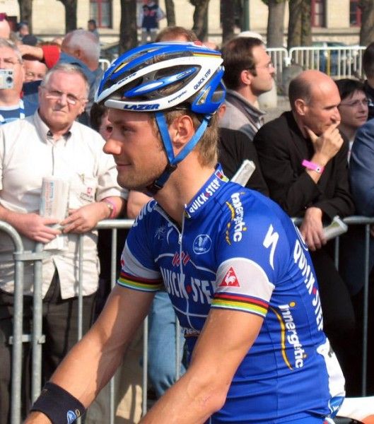 Tom Boonen (Quickstep-Innergetic) ready for Roubaix.