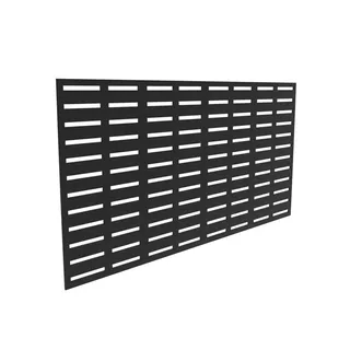 privacy screen with slats