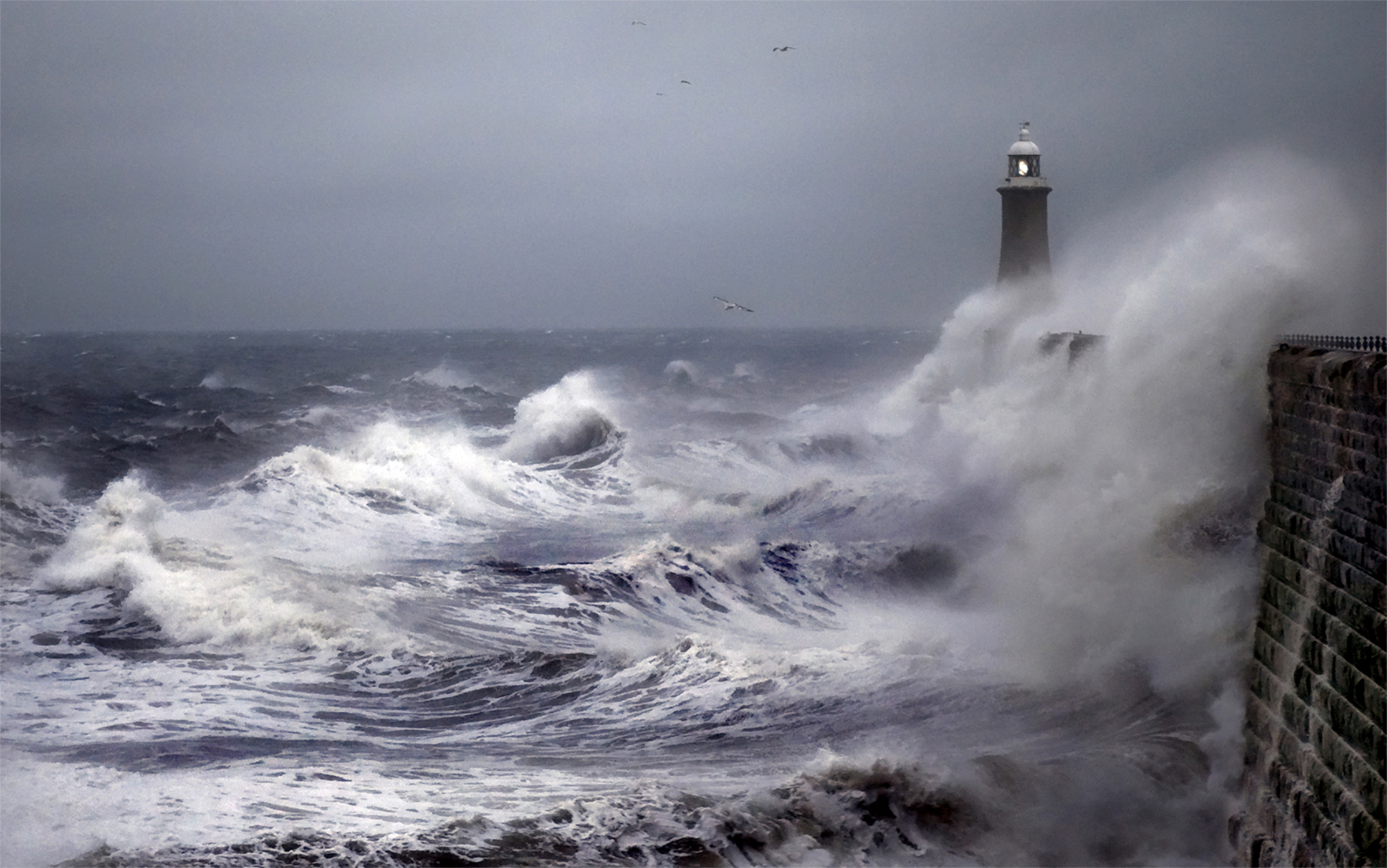 lighthouse in the distance 