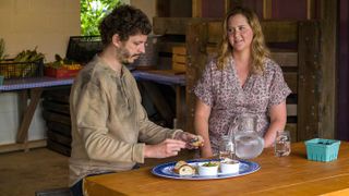 Michael Cera and Amy Schumer star as main characters John and Beth in Hulu's Life and Beth.