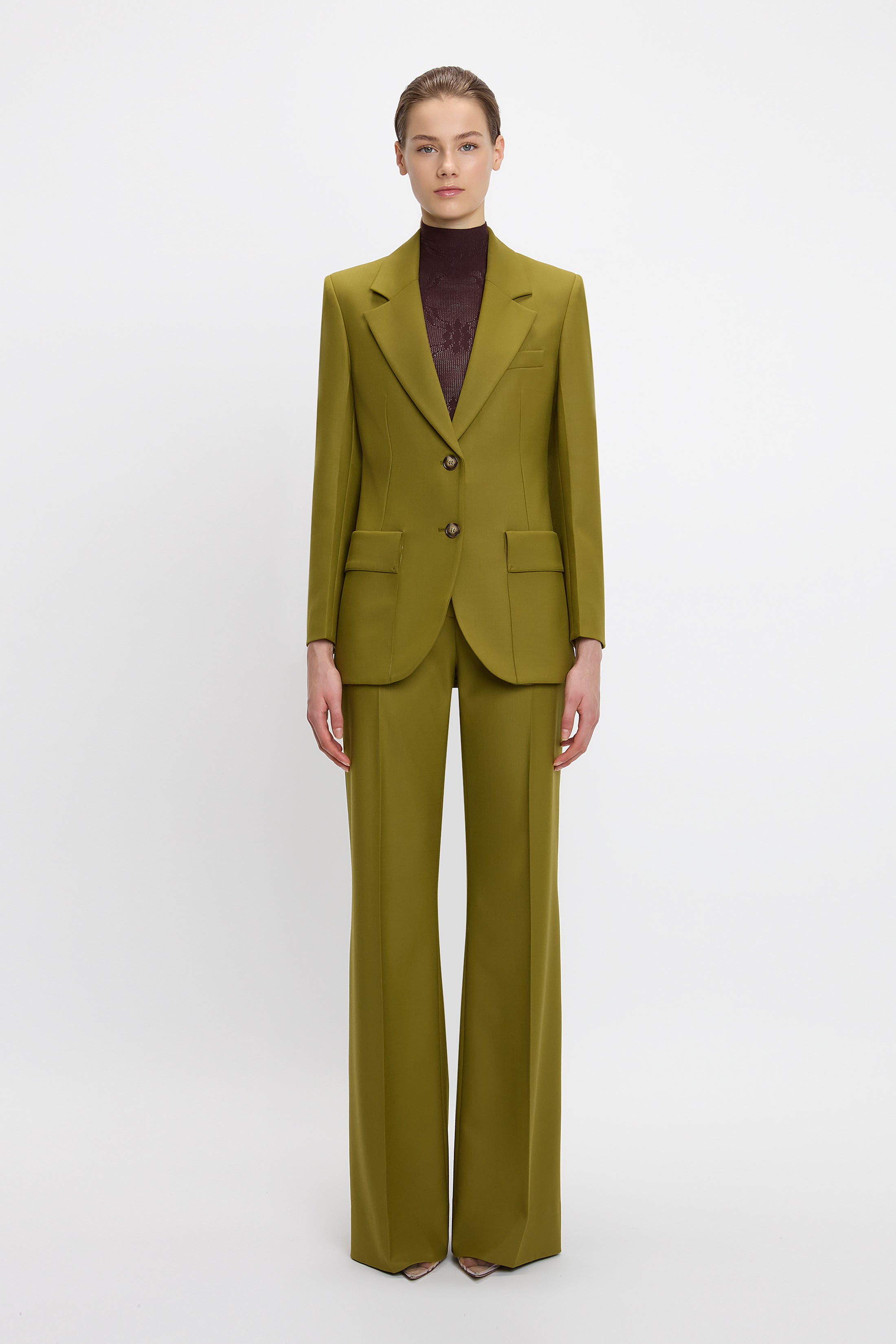 Patch Pocket Jacket in Willow