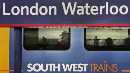Train at Waterloo Station