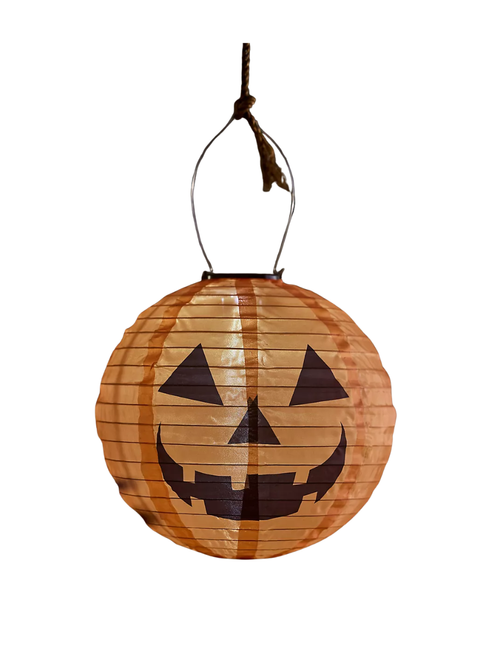 Jack-O&rsquo;-Lantern Solar Led Globe Lantern