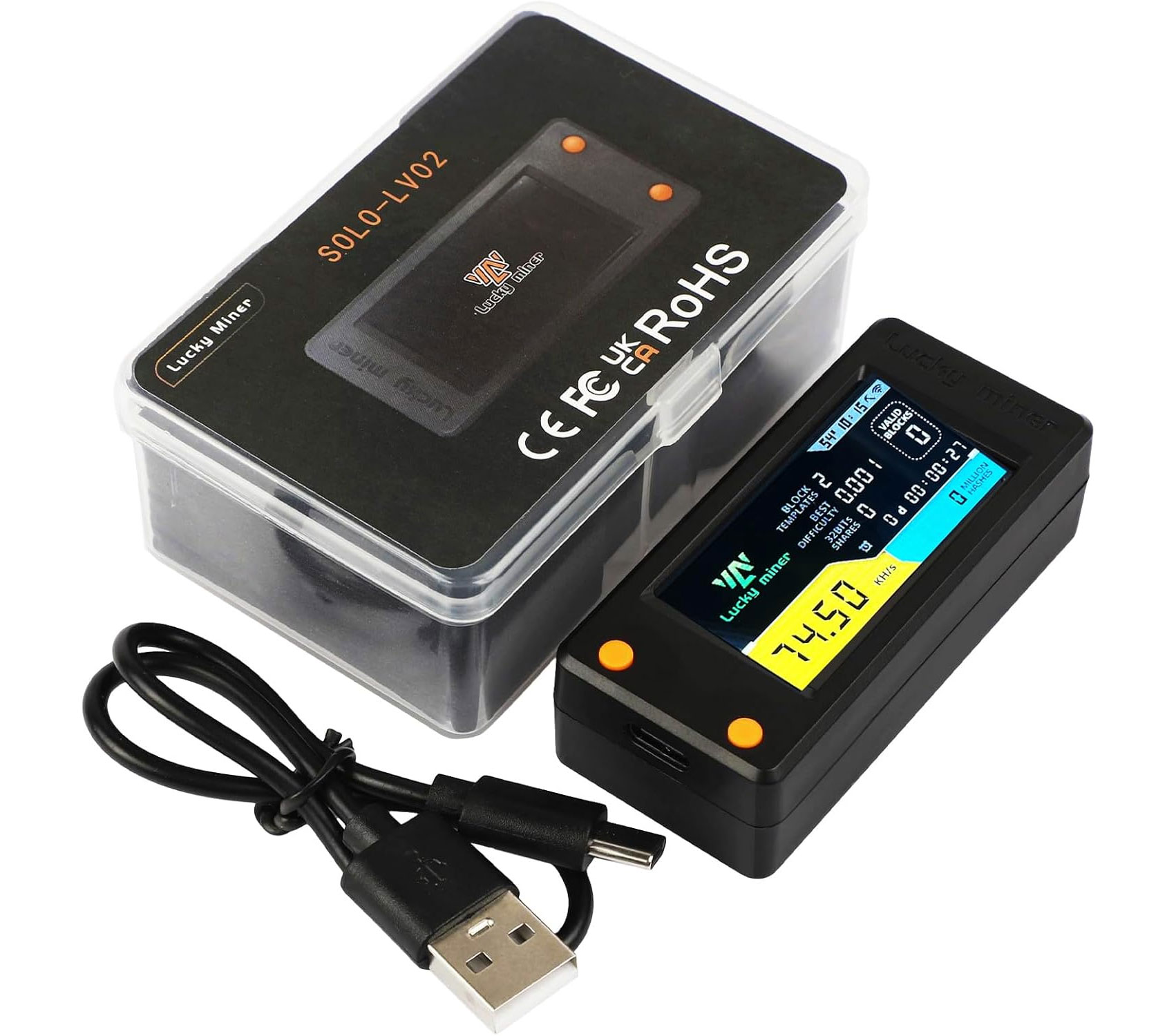 Lucky Miner SOLO-LV02 USB-C miner