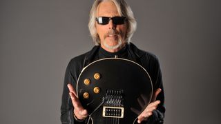 Portrait of American musician Scott Gorham, guitarist with hard rock group Thin Lizzy, taken on May 6, 2010 in London.