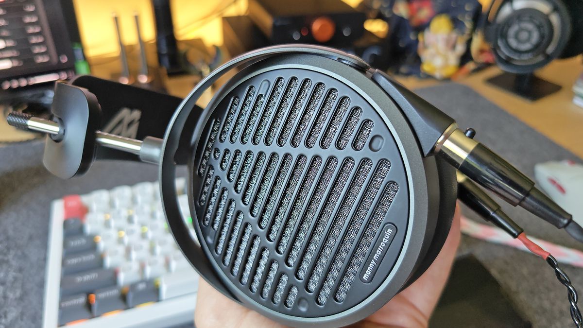 The Audeze MM-500 headphones.