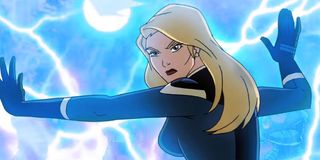 Invisible Woman on the animated 1990s Fantastic Four series