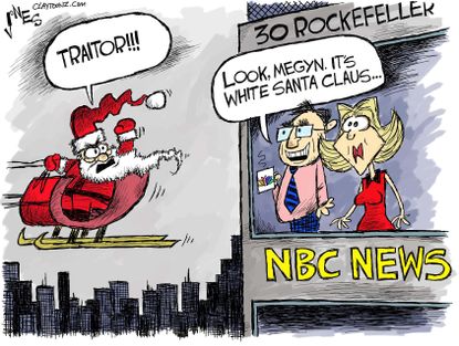 Editorial cartoon U.S. Megyn Kelly NBC Fox