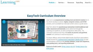 EasyTech homepage