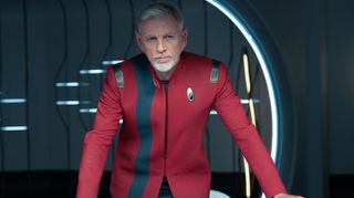Pssst … Captain Burnham … is a Cylon. Hopefully the writer's won't waste the talents of Callum Keith Rennie.
