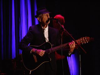 Leonard Cohen, photographed in 2010 in Italy.