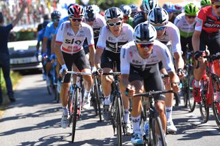 Geraint Thomas in the bunch during stage 6 at the Tour de France