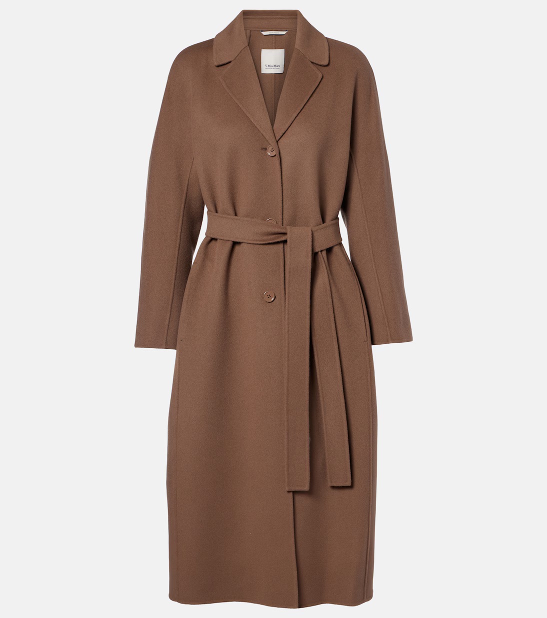 'S MAX MARA, Dama Virgin Wool Wrap Coat