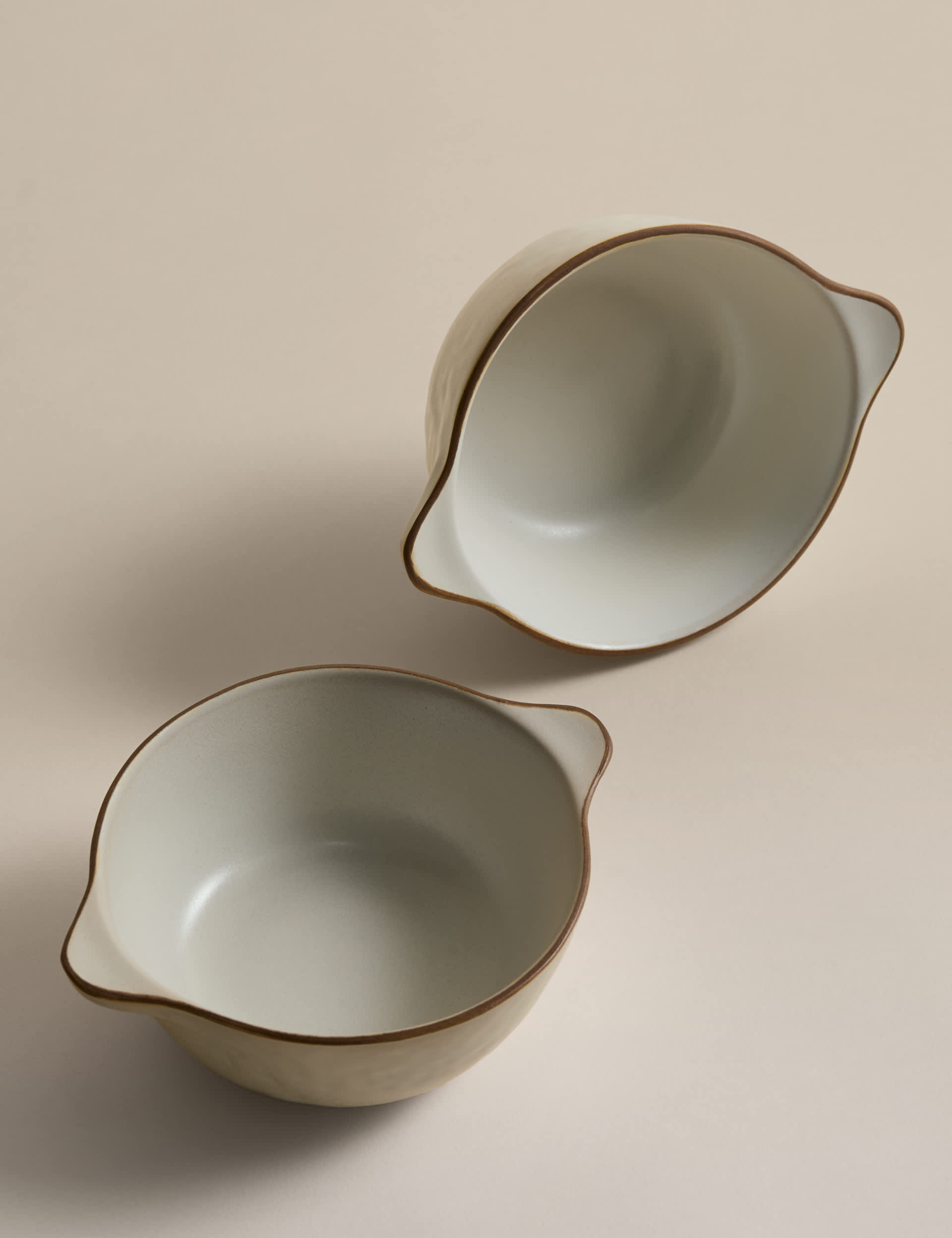 Set of 2 Picky Bits Handle Serving Bowls