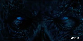 A monster seen in the Stranger Things season 4 trailer