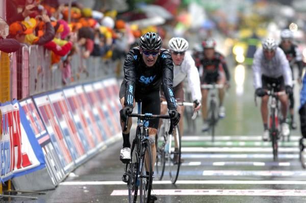 Bradley Wiggins (Team Sky) finishes fourth
