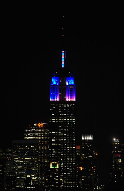 Pixel-Mapping the Empire State Building