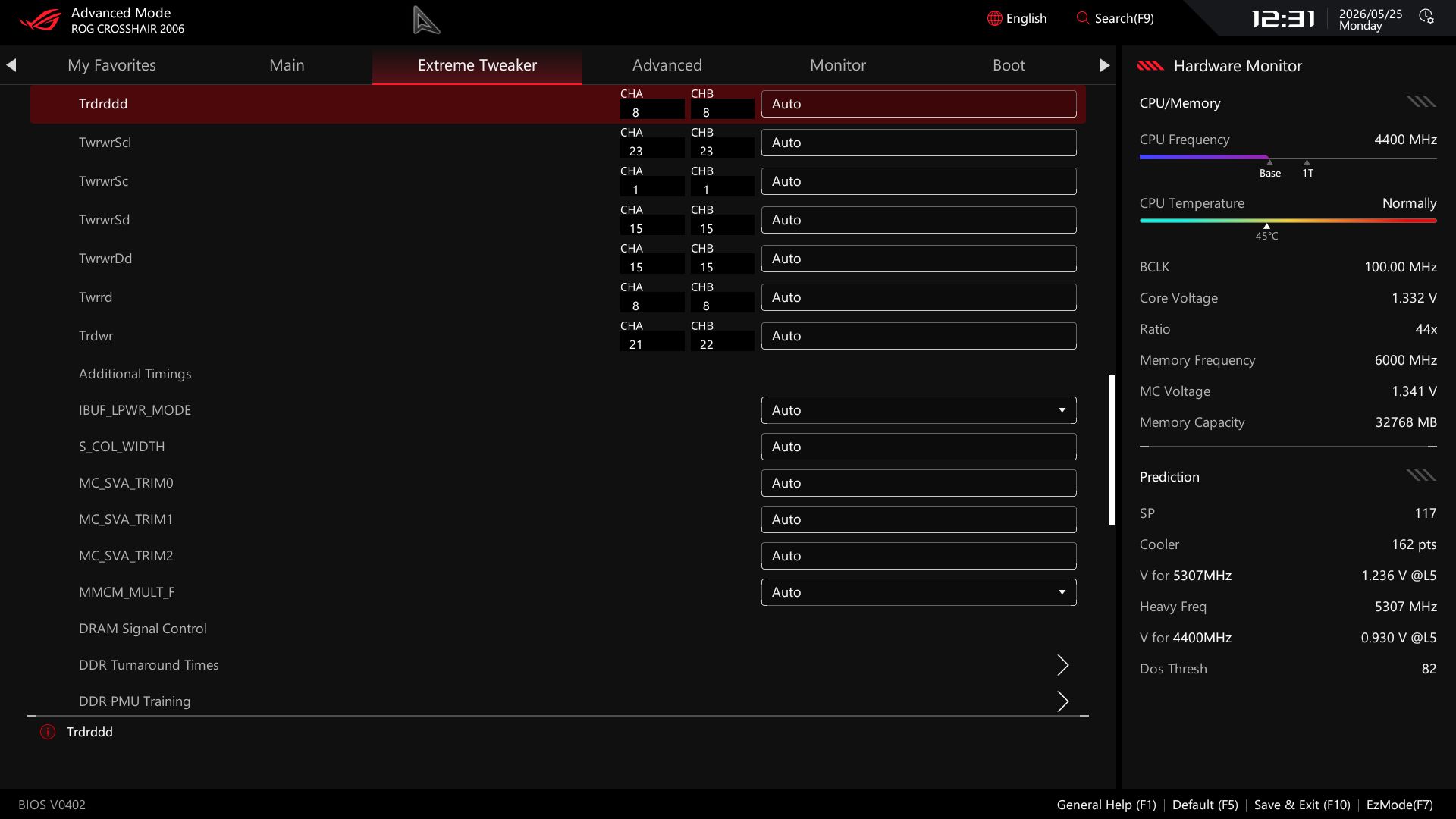 Asus ROG Crosshair 2006 - BIOS