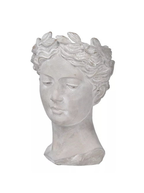 Planter Greek Style Cement Head Planter