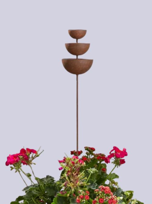 Rain Water Dish Stake