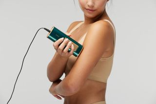 IPL Hair removal and Ulike device being used on upper arms