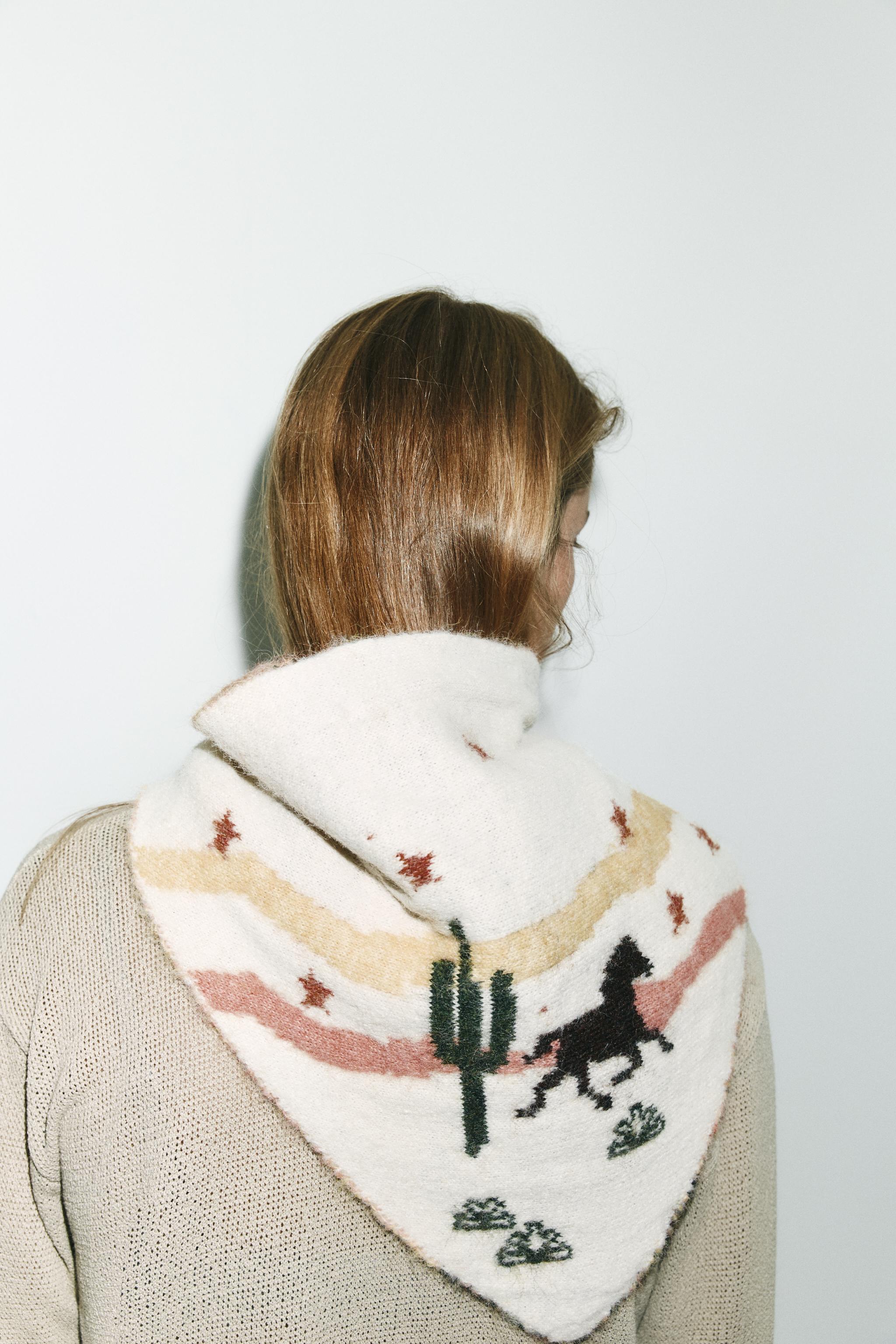 Printed Knit Bandana