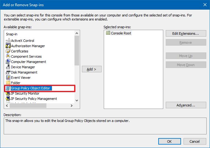 local group policy power settings windows 10