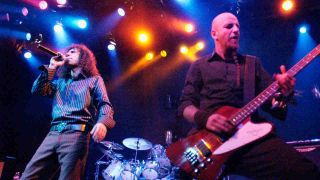 System Of A Down performing onstage in 2005