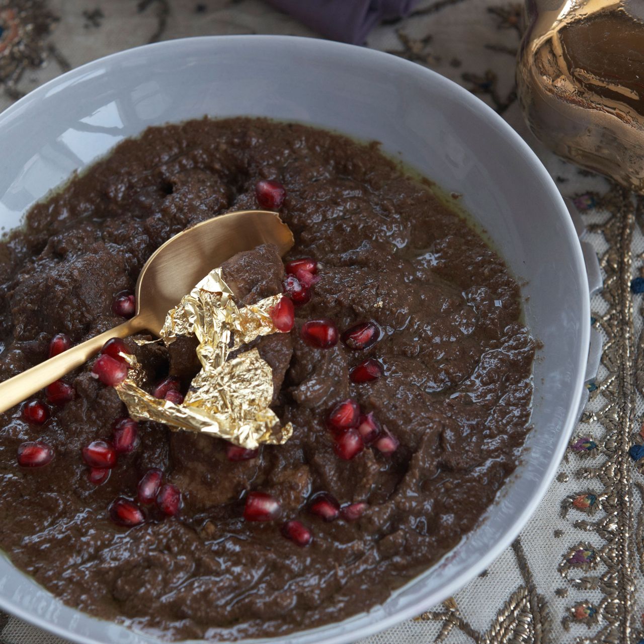 Rich Pomegranate and walnut stew with chicken recipe-recipes-recipe ideas-new recipes-woman and home