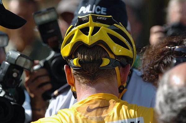 Floyd Landis (Phonak) after the finish