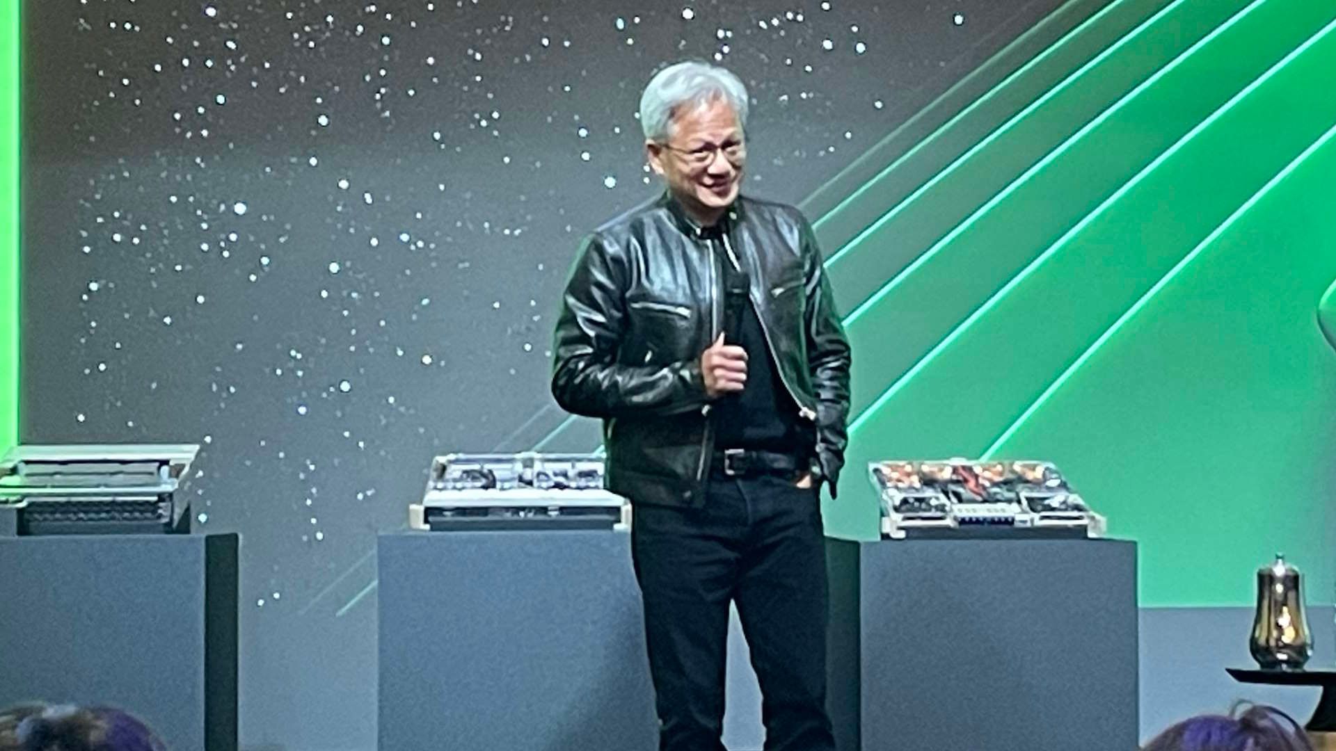 Nvidia's CEO says bringing new AI tech to older generation GPUs is 'within the realm of possibility'