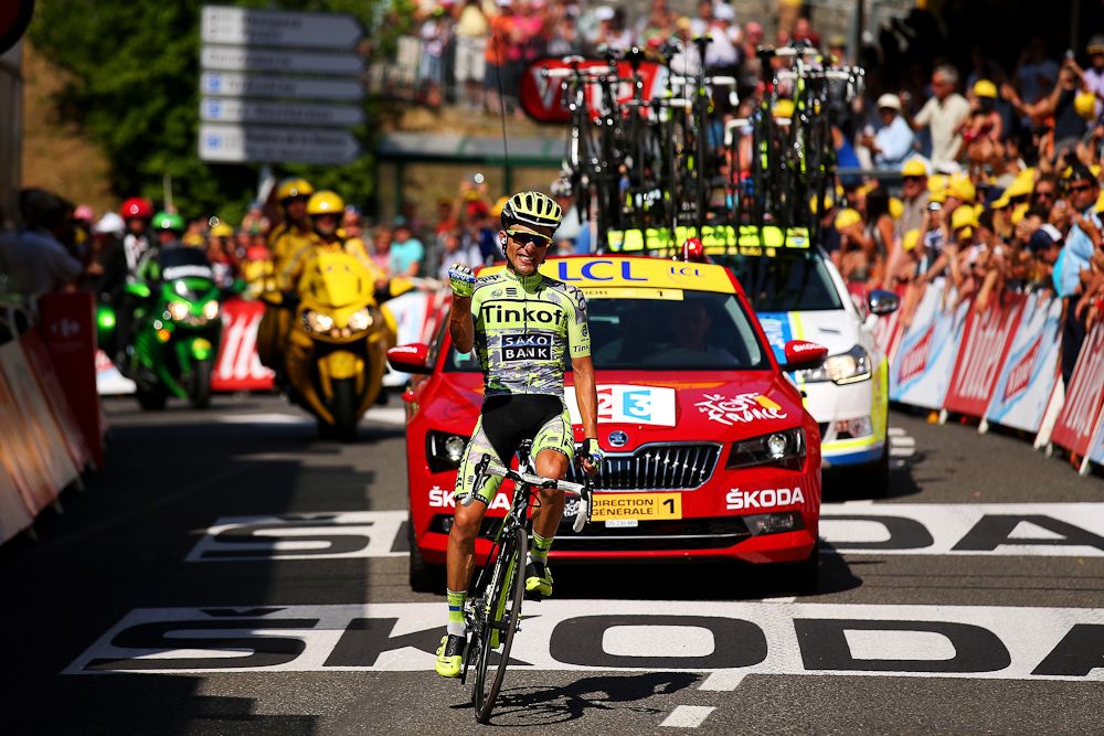 Rafal Majka wins stage 11 of the 2015 Tour de France.