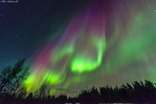 Aurora Over Kiruna, Sweden, March 17, 2015