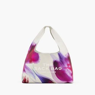 The Future Floral Leather Sack Bag