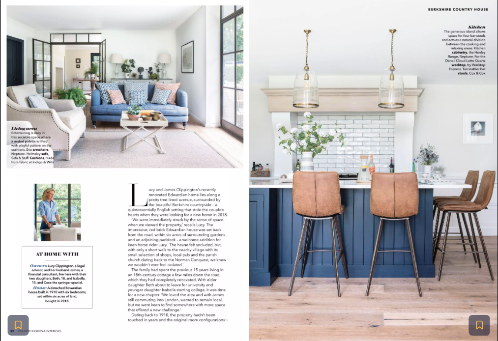 Country Homes &amp; Interiors April 2021 issue pages