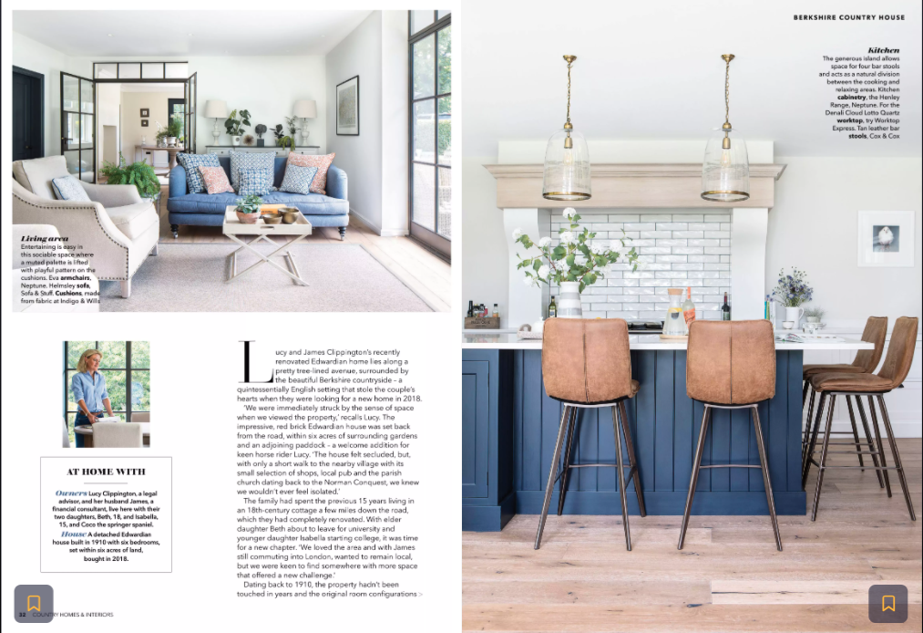 Country Homes & Interiors April 2021 issue pages