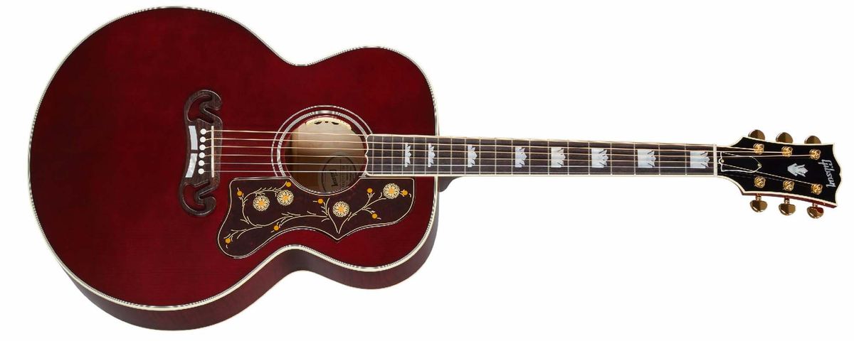 Gibson SJ200 in Wine Red
