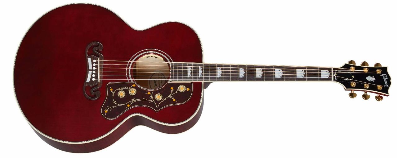 Gibson SJ200 in Wine Red