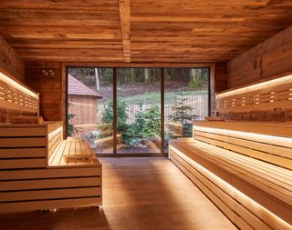 Nordic Sauna, Aqua Sana Spa, Longleat.