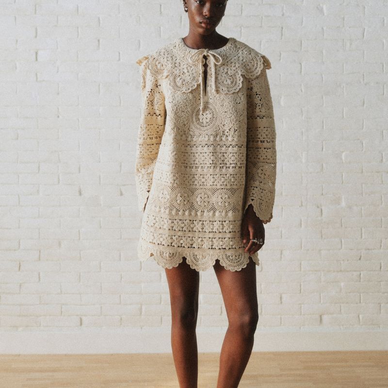 Image of crochet dress
