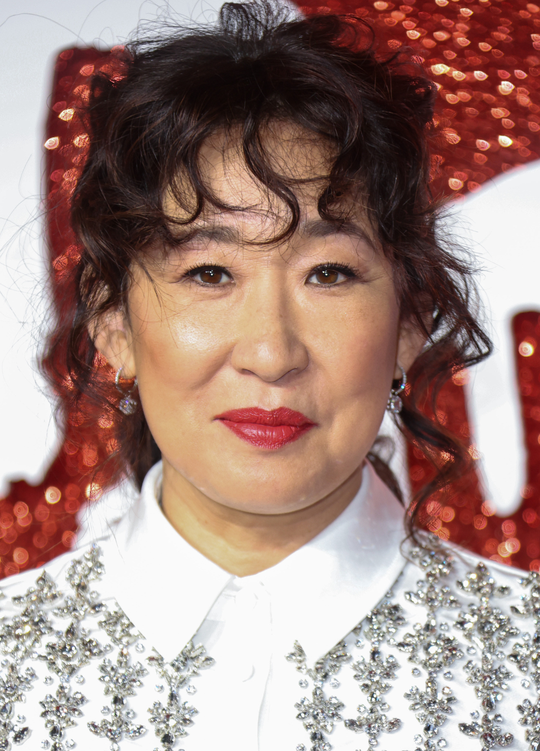 Sandra Oh attends the UK Gala screening of "Turning Red" at Everyman Borough Yards on February 21, 2022 in London
