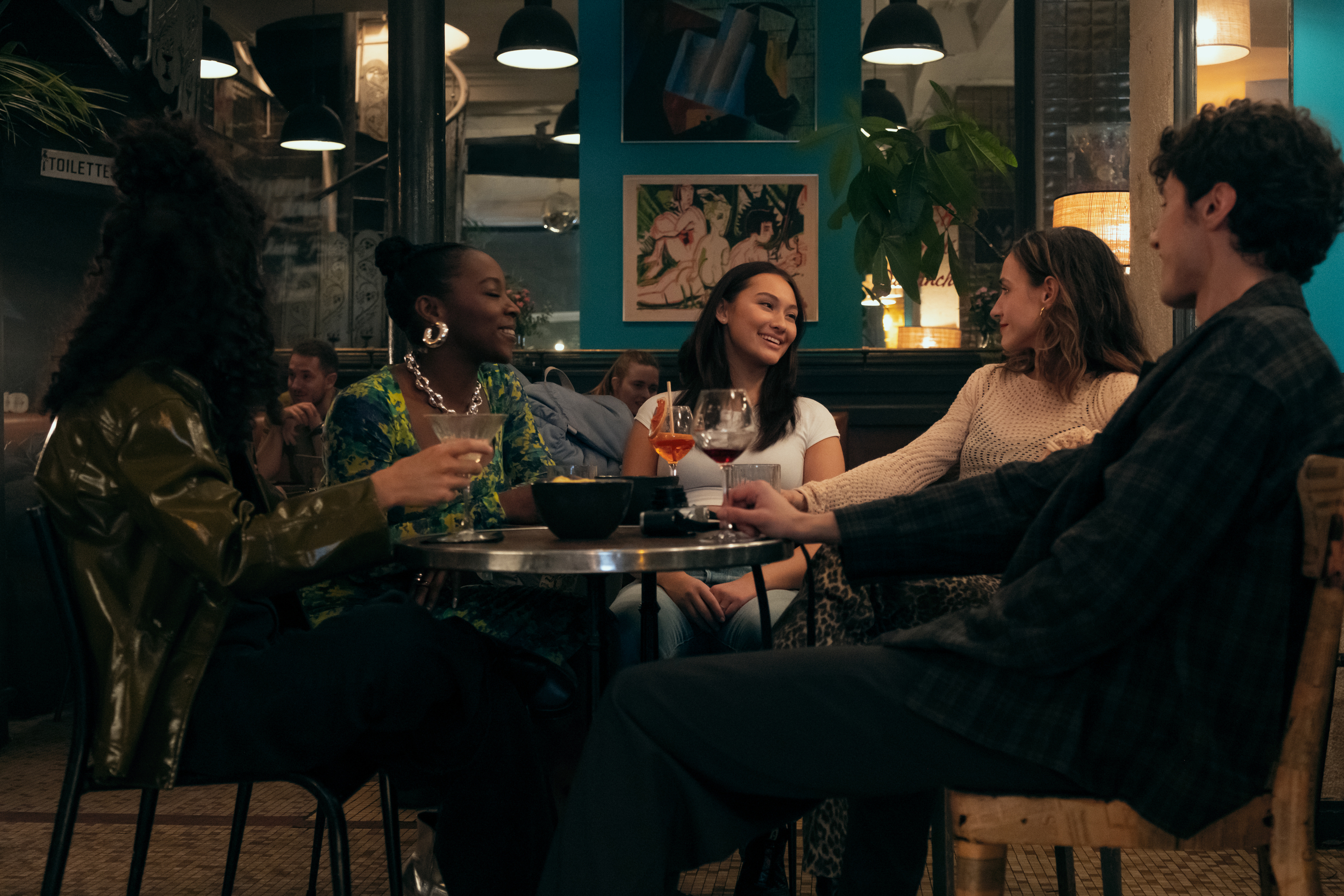 belly dining in paris with friends in the summer i turned pretty season 3